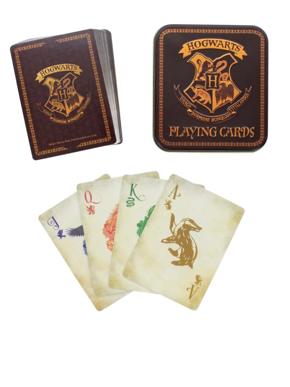NEW Harry Potter Hogwarts Playing Cards Paladone Products Card Games Houses